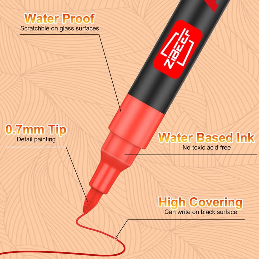 Laconile acrylic paint pens (240) - 7