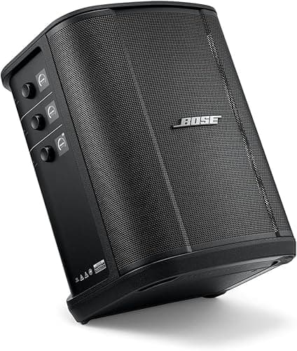 Bose S1 Pro+ Système de sonorisation sans Fil Tout-en-Un, Noire