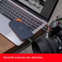 SANDISK Extreme PRO disque SSD Externe avec USB4, 2 To (jusqu’à 3800 Mo/s en lecture et jusqu’à 3700 Mo/s en écriture, USB-C, USB 3.2, 40 Gbit/s. Résistance à la poussière et à l'eau classée IP65)Noir - 5