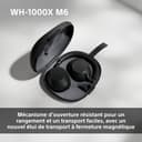 Sony WH-1000XM6 Casque sans-Fil Bluetooth à réduction de Bruit Noir, Son Hi-Res Unique, Confortable, Conception Pliable, Etui résistant, 30h Autonomie, iOS & Android - Bleu Nuit - 5