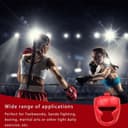 red helmet, head protection, kickboxing, karate, boxing helmet, sparring - 4