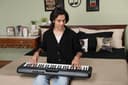 Casio Casiotone CT-S300C5 LCD Screen 61 Full-Size Keys Pitch Bend Keyboard, Black - 2