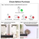 WELOCK U81 Smart Lock,Serrure Connectée,Serrure Empreinte Digitale avec Mot de Passe,RFID Carte,APP,serrure à code WiFi(Besoin wifibox),Cylindre Connecté 30/30 pour porte de 50-90mm,Facile à installer - 9