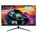 Z-Edge 24.5 Inch Gaming Monitor 300Hz (DP) 240Hz (HDMI) 1ms MPRT Full HD LED Monitor, 300cd/m² Brightness, 16:9 IPS Panel, FreeSync, HDR10, HDMI & DisplayPort, VESA Mountable - Black - 1