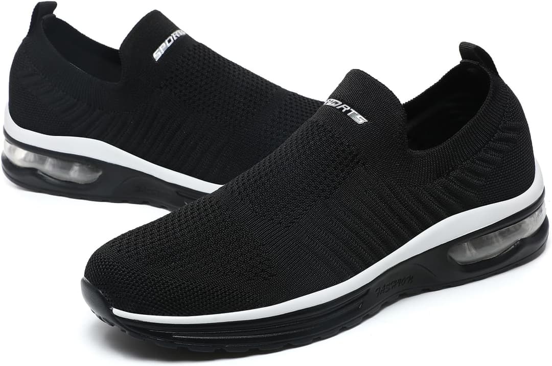 Bravover Baskets Slip on Chaussures de Marche