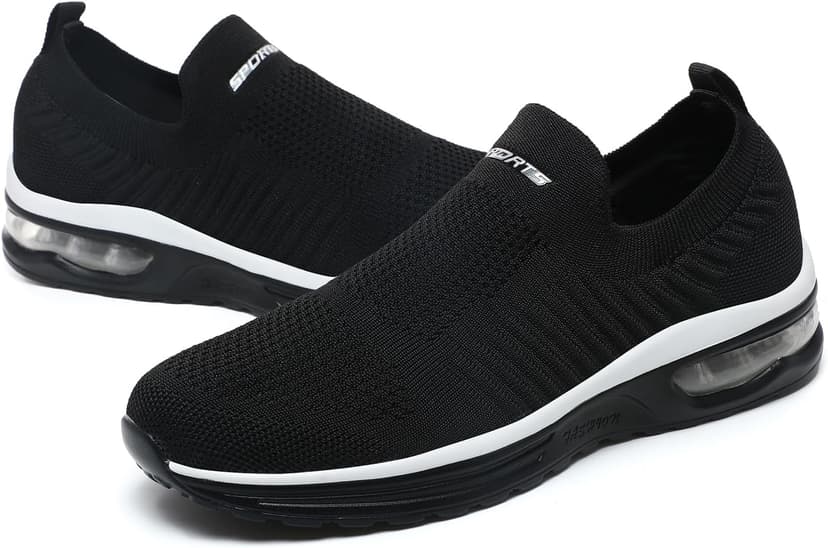 Bravover Baskets Slip on Chaussures de Marche - 1