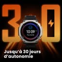 Amazfit T-Rex Ultra 2 Dual-Band GPS Outdoor Smart Watch, 51mm Ti Body, 1.5" Sapphire AMOLED Display, Flashlight, 30 Days of Battery, Offline Maps, 10 ATM, 180+ Sports Mode for Android & iPhone, Black - 4