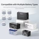 Renogy 12V 50A DC-DC On-board Battery Charger with MPPT for Gel, AGM, and Lithium Batteries Using Multi-Stage Charging, in RVs, Cars, Boats, Yachts, Recommended to Match with 60A ANL Fuse - 5