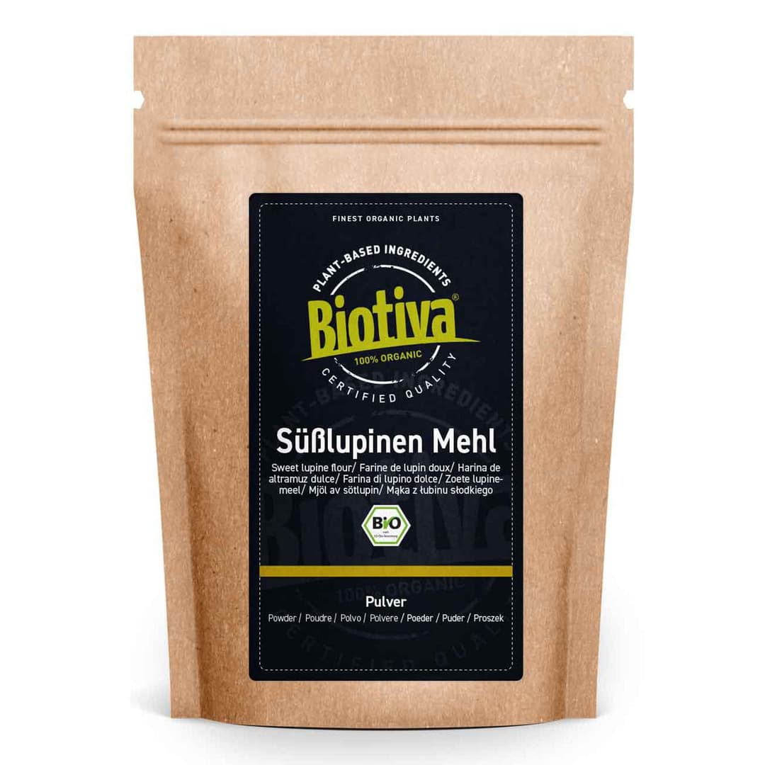Süßlupinenmehl Bio 1kg - aus Lupinensamen - 100% naturrei…