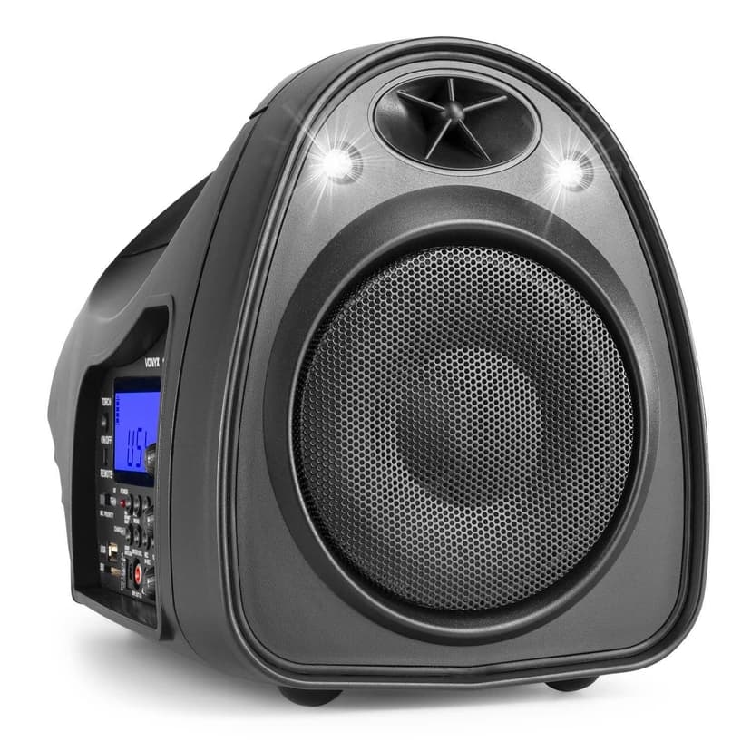 Vonyx Portable Handheld PA System ST016 with Wireless Mic, Rechargeable Battery, Bluetooth, FM Radio, Portable Tour Guide Speaker for Presentations, Events and Tours - 7