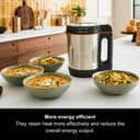 Morphy Richards Compact Soup Maker, 1L, Blend, Smooth and Chunky Soup, Smoothies, Quick and Easy Cooking, 900W, Black & Stainless Steel, 501021 - 7