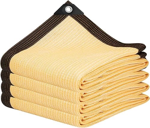 Filet d'ombrage de Jardin, 3 x 6 m, avec œillets, Filet d'ombrage, pour Toit de terrasse, Protection Solaire, pour enclos de Jardin, rongeurs