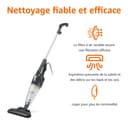 Amazon Basics Aspirateur balai, appareil 2 en 1 avec câble, moteur ECO, filtre Remplaçable, léger, Noir - 3
