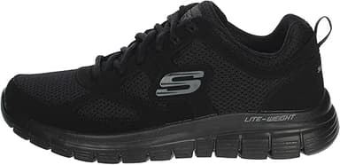 Skechers Burns- Agoura Hommes Baskets, Black, 43 EU