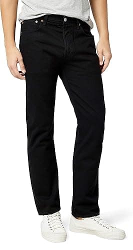 Levi's Men's 501 Original Fit Jeans, Stonewashed Black, 30W / 34L