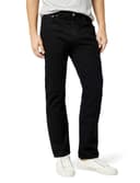 Levi's Men's 501 Original Fit Jeans, Stonewashed Black, 30W / 34L - 1