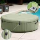 Intex 4-Person Olive Green Round Bubble SPA Set 28426NP (196cm x 71cm) - 3