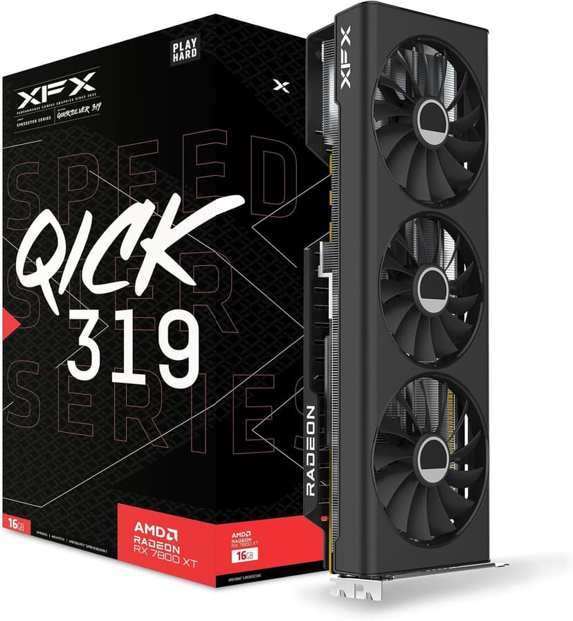 XFX Speedster QICK 319 Core Edition AMD Radeon RX 7800 XT 16 Go GDDR6 - 1