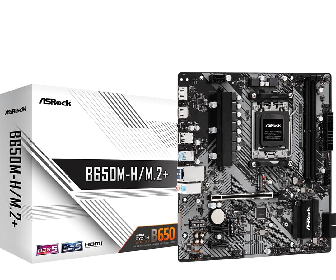 Carte Mère ASRock B650M-H/M.2 DDR5 (AM5) Micro ATX