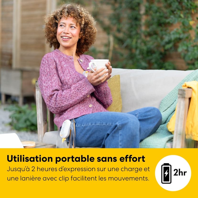 Medela Freestyle Mini Hands-Free Double Electric with Hands-Free Cups & Rechargable Battery. - 9