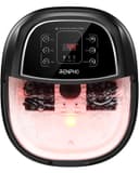Bain de Pieds Hydromasseur RENPHO avec Chauffage Rapide, Massage Automatique et Jets de Bulles Puissants, Rouleaux de Massage Shiatsu, Pédicure pour les Pieds Fatigués,Température Réglables - 1