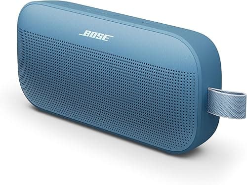 Bose SoundLink Flex (2e gén) Enceinte Bluetooth, Enceinte d’extérieur ultra-portable avec son haute fidélité, 12 h d’autonomie, Enceinte résistante étanche à l’eau, Bleu Crépuscule