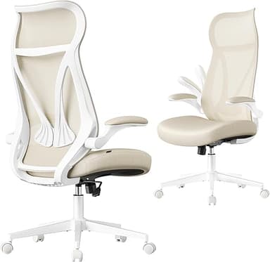 SONGMICS Office Chair, Swivel Mesh Chair, Ergonomic Backr…