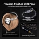 HIFIXAUDIO SIMGOT EW300 in Ear Monitor, 1DD+1Planar+1PZT Hybrid Driver IEM Earphones, HiFi Wired Earbuds with Detachable Nozzles, Gaming Earbuds with OFC IEM Cable for Audiophiles (SIMGOT-EW300) - 8