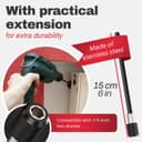 Drill Brush Attachments for Cordless Drill [Set of 6] Universally Cleans Cars, Rims, Upholstery, Tiles, and More I Drill Brushes for Cleaning I Drill Cleaning Brush Set I Drill Brush Set - 7