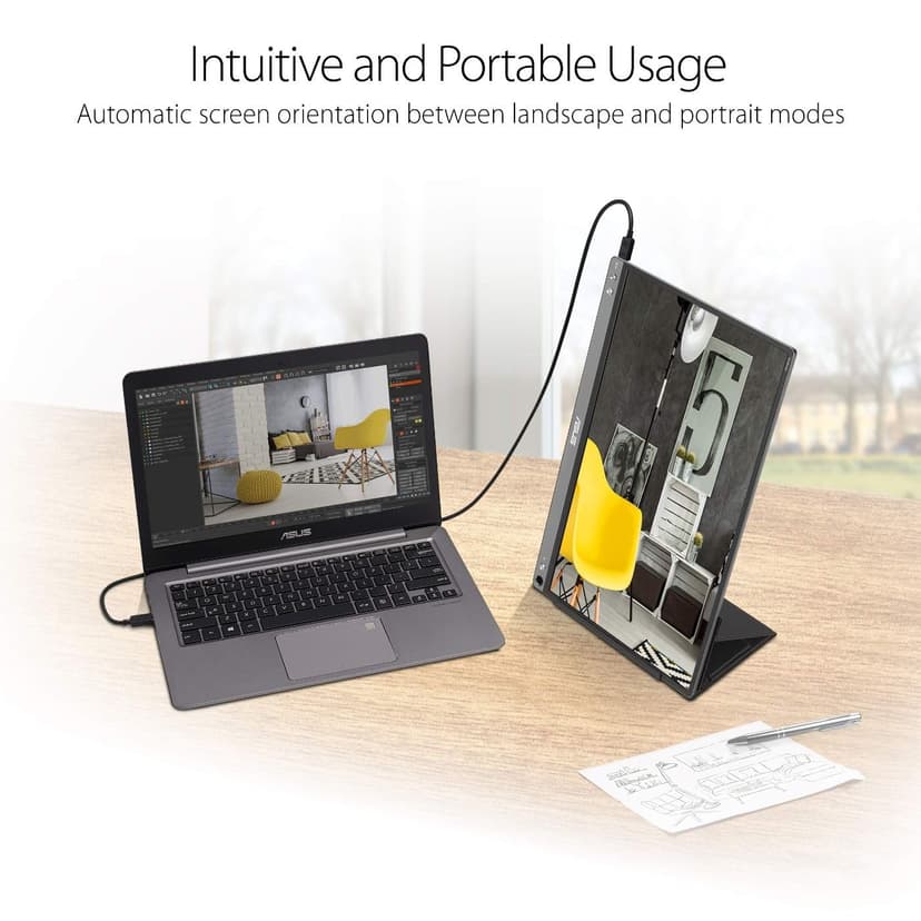 ASUS ZenScreen MB16ACE 15.6" Full HD IPS 60 Hz 5 ms LED Portable Flat Monitor - 4