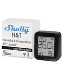 Shelly H&T Gen3 Noir - Capteur de température et d'humidité connecté, Thermomètre & Hygromètre intérieur/extérieur Wi-Fi, Écran eink, Horloge digitale, App iOS & Android - 1