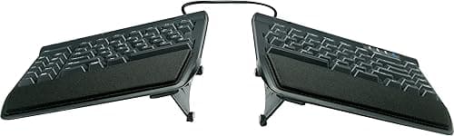 KINESIS Freestyle2 USB-A Ergonomic Keyboard w/ VIP3 Lifters for PC (9" Separation) (KB820PB-US)