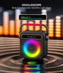 Karaoke Machine 2 Wireless Microphones, Portable Bluetooth Speaker w/PA System for Adults & Kids with LED Lights, Bass/Treble Adjustment, Supports REC/TWS/FM/AUX/USB/IF Card for Party - 6