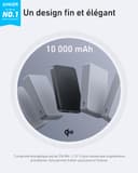 Anker MagGo Batterie Externe Magsafe Certifiée Qi2 15W Magnétique Ultra-Fine 10000 mAh, Chargeur Compatible MagSafe Ultra Rapide, Design Ergonomique, Uniquement pour iPhone 17 Pro Max 16/15/14 - 2