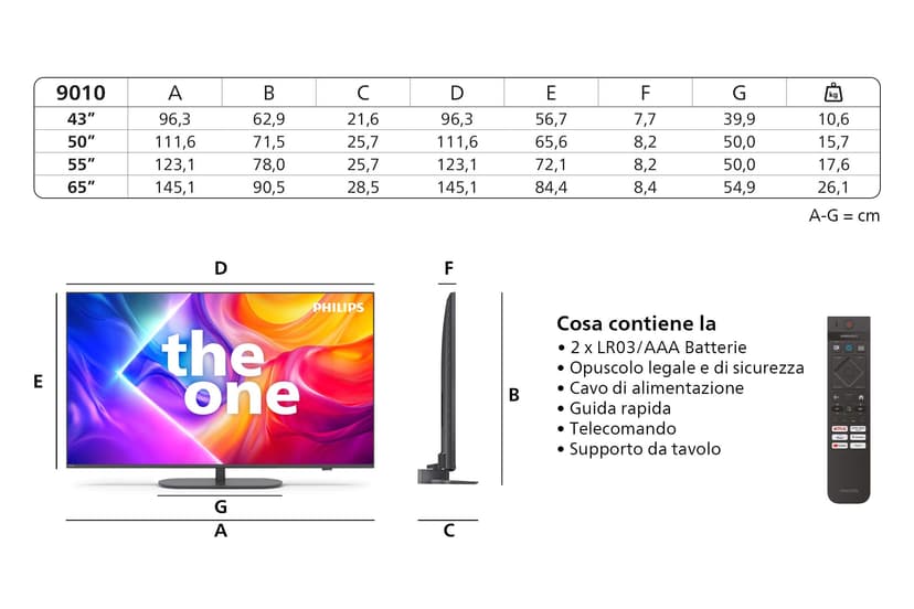 Philips 43PUS9010/12 43" 4K Ultra HD LED HDR QLED Smart TV - 3