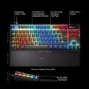SteelSeries Apex Pro TKL Gen 3 - Gaming Keyboard - Hall Effect Switches; OmniPoint 3.0 - Adjustable Actuation - Game-Ready Presets - Rapid Trigger, Protection Mode, Rapid Tap/SOCD - French AZERTY - 3