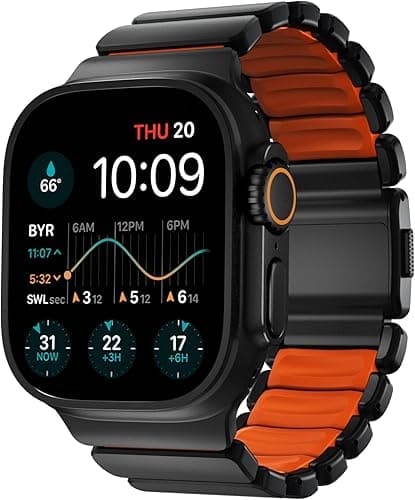 NOMAD Stratos Band I for AppleWatch 42/44/45/46/49 mm I Hybrid Design, verschiedene größen