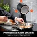 SNDOAS Hotte Aspirante Portable, Mini Hotte Aspirante 180 m³/h Puissance d'aspiration élevée, 3 Vitesses, Mode Recyclage avec Filtre à Charbon, Pour la Cuisine en Plein Air, Les Petites Cuisines - 6