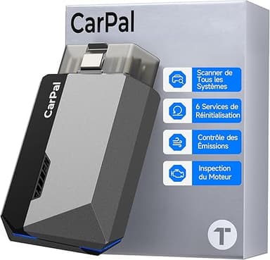 TOPDON Carpal-A Valise Diagnostic Voiture Bluetooth, Tous…