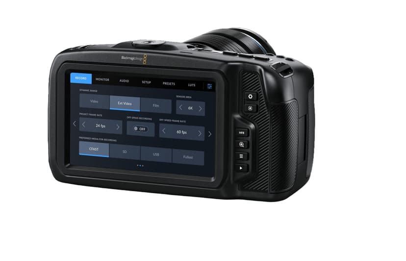 Blackmagic Design Pocket Cinema Camera 4K Caméscope portatif Noir 4K Ultra HD Caméscopes numériques (Micro Four Thirds, Carte mémoire, CFast 2.0,SD, RAW, Auto/Manuel, 12,7 cm (5")) - 2