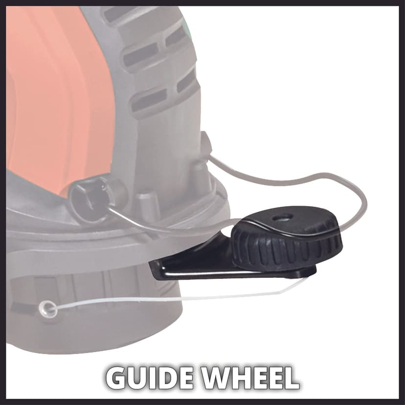 Einhell GC-ET 4530 Electric Garden Strimmer With 3 Thread Spools - Auto Line-Fed Grass Trimmer With Telescopic Aluminium Handle, Rotatable Head And Flower Guard - Corded Grass Strimmer Set - 12