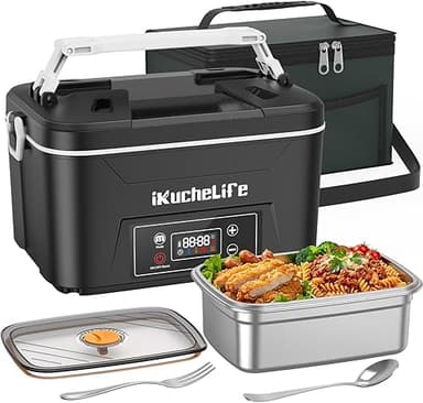 ikuchelife Gamelle Chauffante 100W Lunch Box Chauffante E…