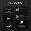 ASUS TUF GAMING B850-PLUS WIFI AMD ATX motherboard, 14+2+1 80A DrMOS power stages, DDR5, PCIe 5.0 Ready, 3xM.2 slots, Wi-Fi 7, Realtek 2.5Gb Ethernet, DisplayPort, HDMI, USB 20Gbps Type-C, Aura Sync - 5