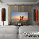 Pyle Portable Bluetooth PA Speaker System - 3-Way Active & Passive Outdoor Bluetooth Speaker Portable PA System w/Microphone In, Party Lights, FM Radio - Tripod, Remote - Pyle PS65ACT,Black - 3