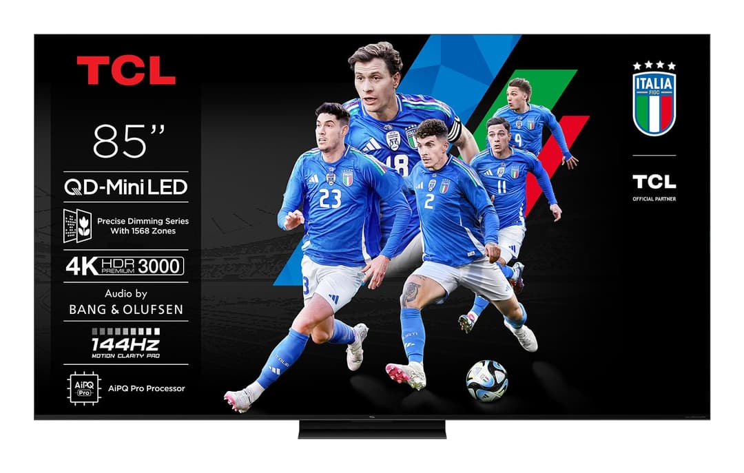 QD Mini LED Pro Tcl 85C79K 85" 4K UHD 2025 Brushed Alumin…