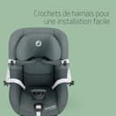 Maxi-COSI Mica 360 S, 360 Car Seat, 3 Months - 4 Years (61-105cm), Baby Car Seat, FlexiSpin Rotation, 5 Recline Positions, G-Cell Protection, Easy-in Harness Hooks, Tonal Graphite - 5