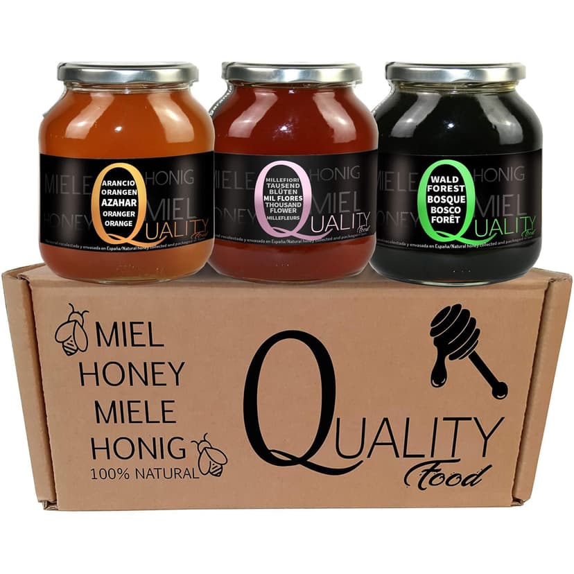Pure bee Honey 100%. Unpasteurized and unheated raw Honey… - 1