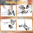 Door Lock Mortiser Kit, Lock Fitting Jig Maintenance Set, Door Lock Hole Opener Jig with 18mm 22mm 25mm Tungsten Steel Cutters, Woodworking Hole Saw Opener Tool for Wooden Door Lock Installation - 5