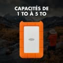 LaCie Rugged USB-C 1TB — shock‑resistant, USB‑C Portable External Hard Drive, 2.5‑inch, for Mac & Windows — Rescue Data Recovery included - 7