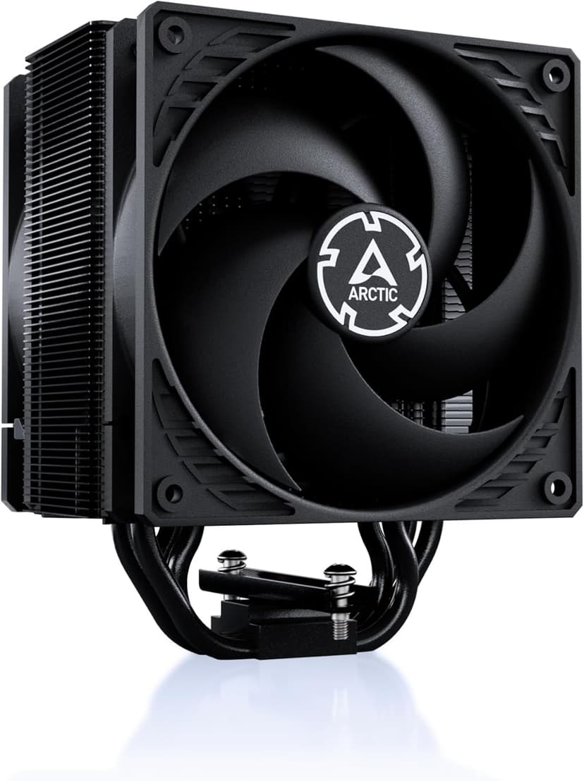 ARCTIC Freezer 36 (Black)- Single-tower CPU cooler with push-pull, two pressure-optimised 120 mm P fans, fluid dynamic bearing, 200-1800 rpm, 4 heatpipes, incl. MX-6 thermal compound - 1